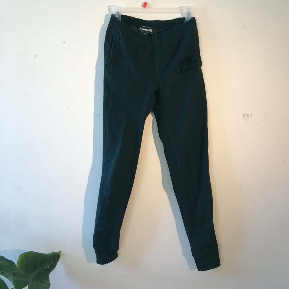 Green Slim Cuff Roots Sweatpants